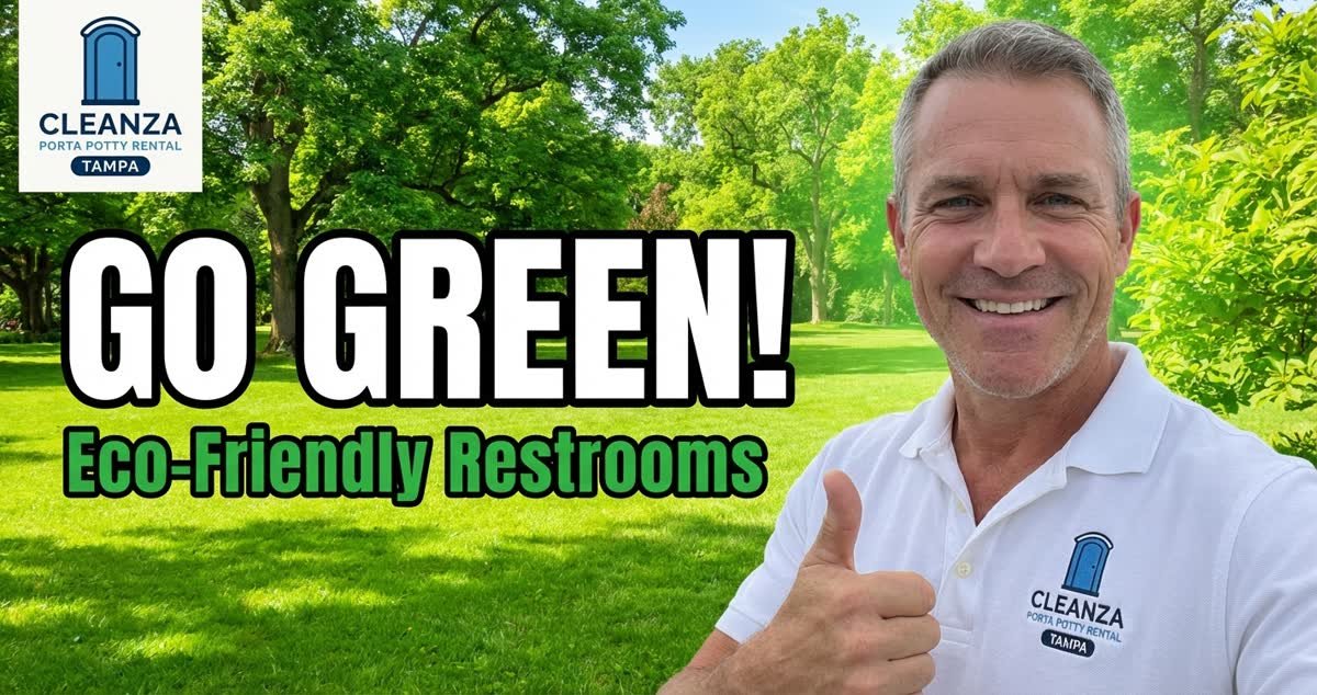 Eco-friendly portable restroom solutions